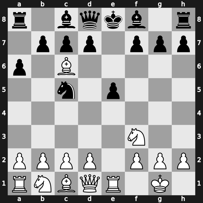 C80e - 6.Re1 Nc5 7.Bxc6 - Open [+0.06]