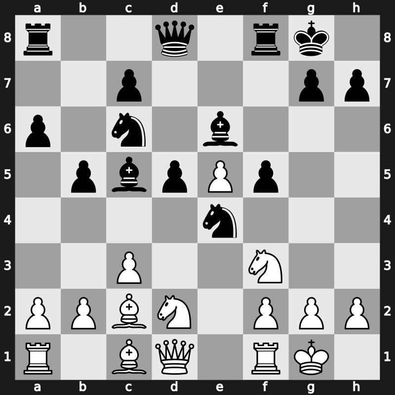 C82m - 9…Bc5 10.Nbd2 O-O 11.Bc2 f5 - Open St. Petersburg [+0.62]
