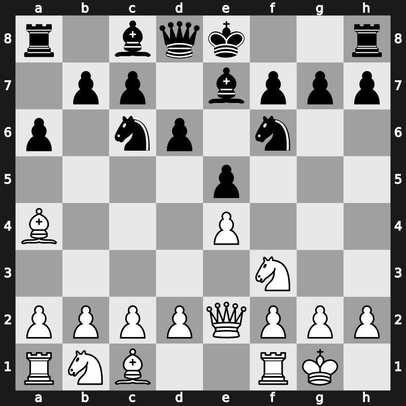 C86a - 6…d6 - Worrall Attack [+0.31]