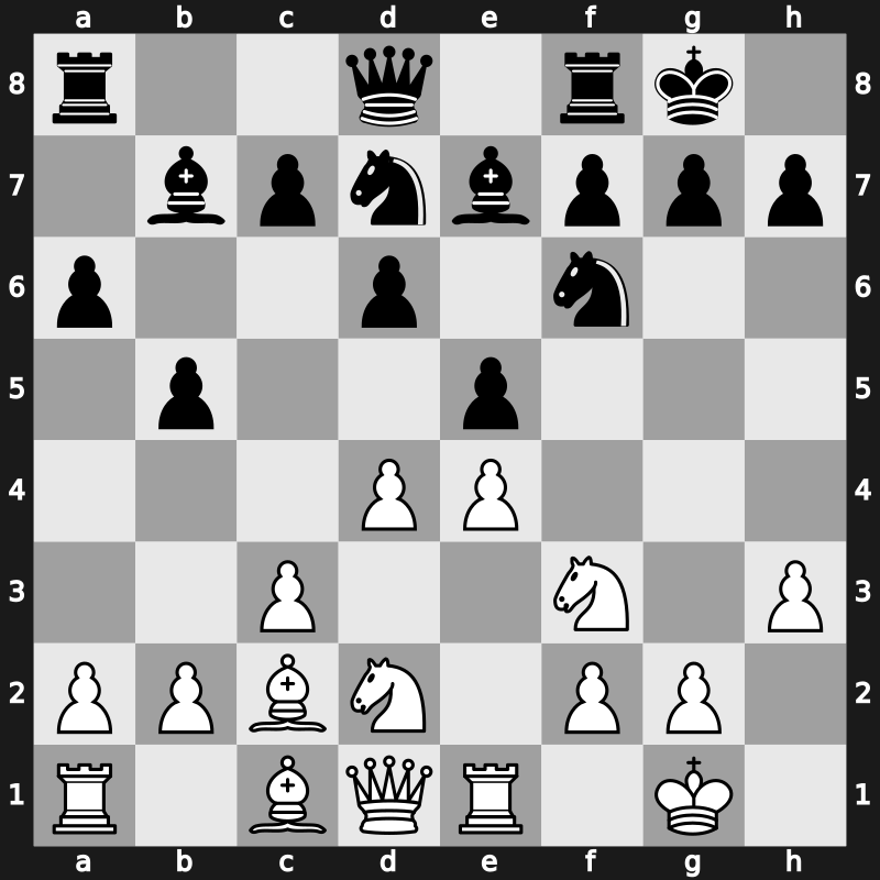 C95g - 10…Nbd7 11.Nbd2 Bb7 12.Bc2 - Closed, Breyer