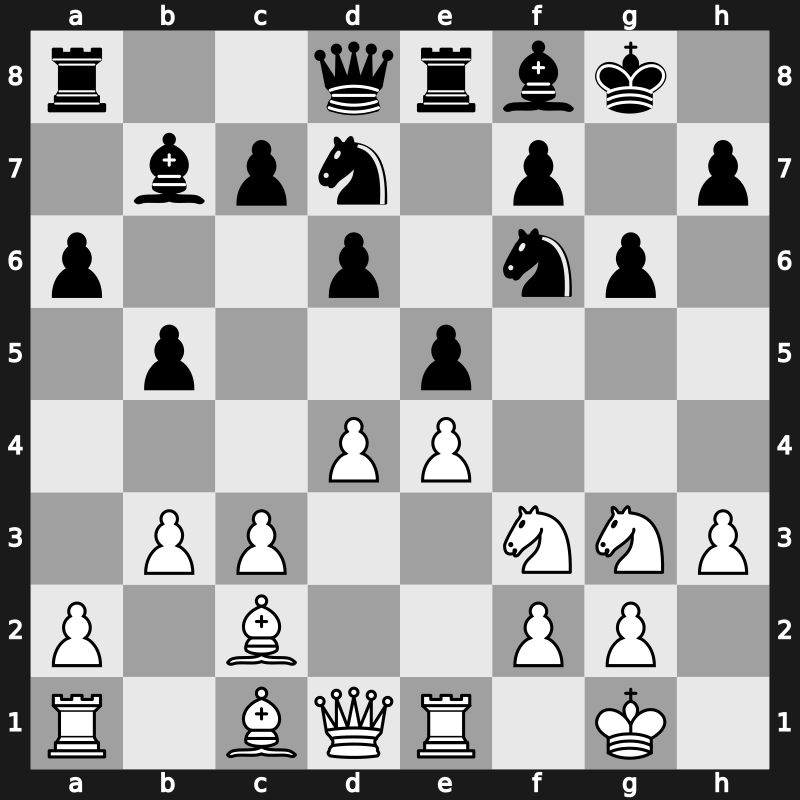 C95l - 10…Nbd7 11.Nbd2 Bb7 12.Bc2 Re8 13.Nf1 Bf8 14.Ng3 g6 15.b3 - Closed Breyer Main Line [+0.34]