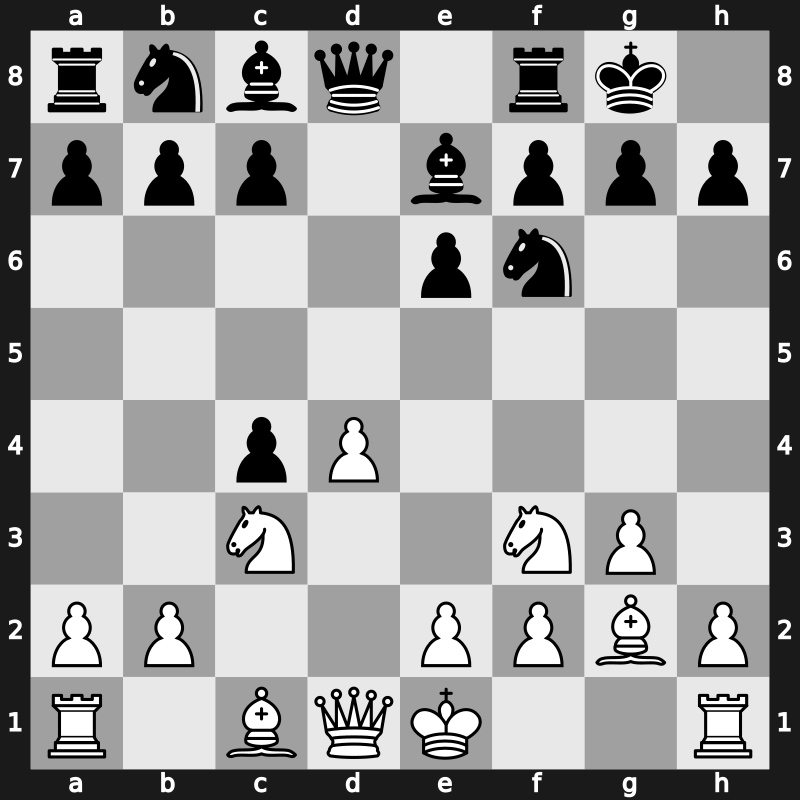 E05c - 6.Nc3 O-O - Open Classical [+0.20]