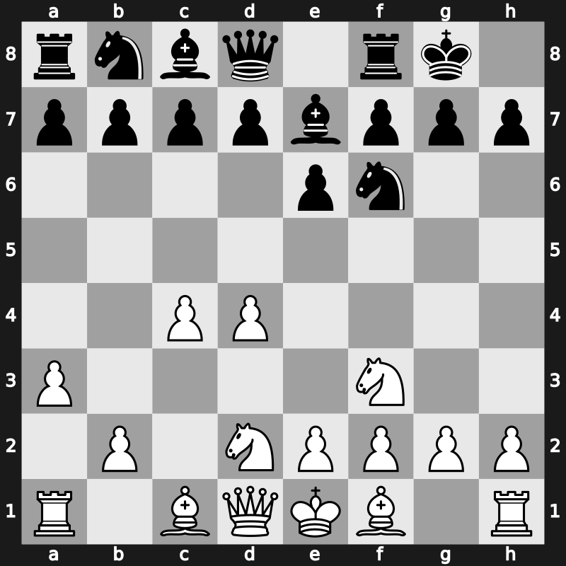 E11f - 4.Nbd2 O-O 5.a3 Be7 [+0.29]