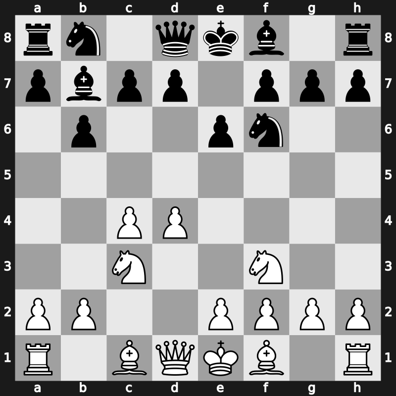 E12w - 4.Nc3 Bb7 [+0.08]