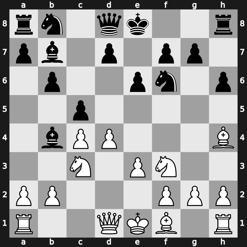 E13g - 7.e3 c5 [+0.30]