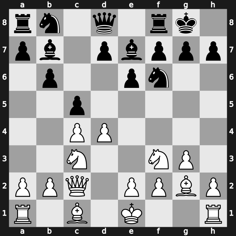 E17e - 6.Nc3 O-O 7.Qc2 c5 [+0.36]