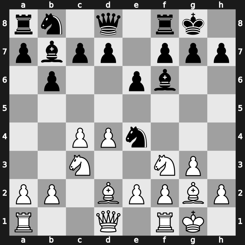 E18q - 7…Ne4 8.Bd2 Bf6