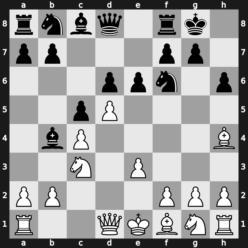 E31g - 7.e3 O-O - Leningrad Main Line [+0.21]