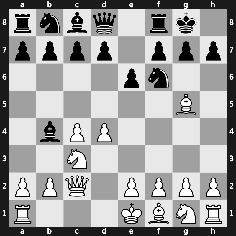 E32e - 4…O-O 5.Bg5 - Classical [-0.05]