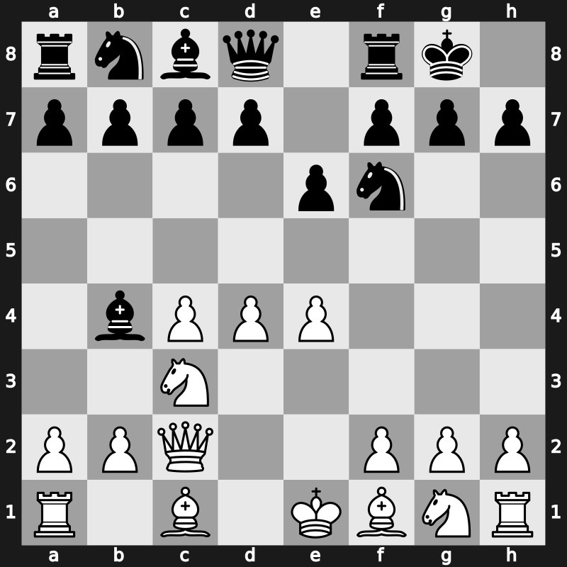 E32f - 4…O-O 5.e4 - Classical [+0.44]