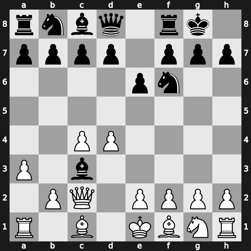 E32h - 4…O-O 5.a3 Bxc3+ - Classical