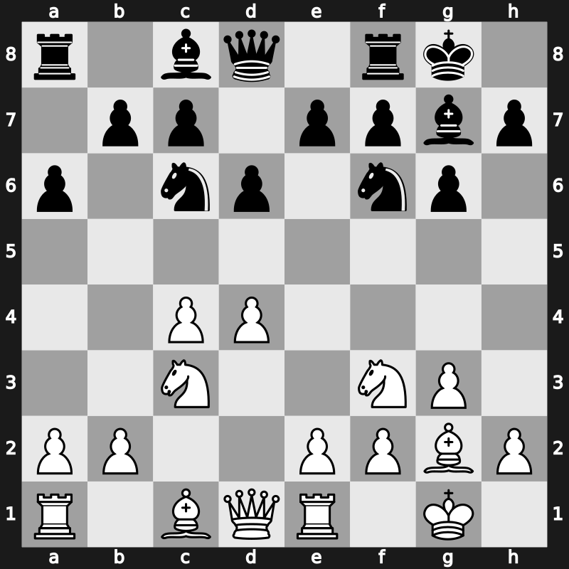 E63b - 8.Re1 - Fianchetto Panno [+0.50]