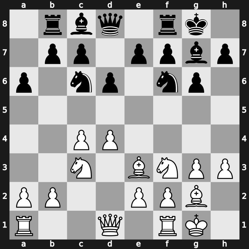 E63j - 8.h3 Rb8 9.Be3 - Fianchetto Panno [+0.37]