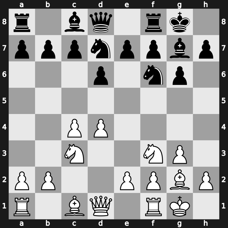 E67b - 7.O-O - Fianchetto with 6…Nd7 7.O-O (1925)