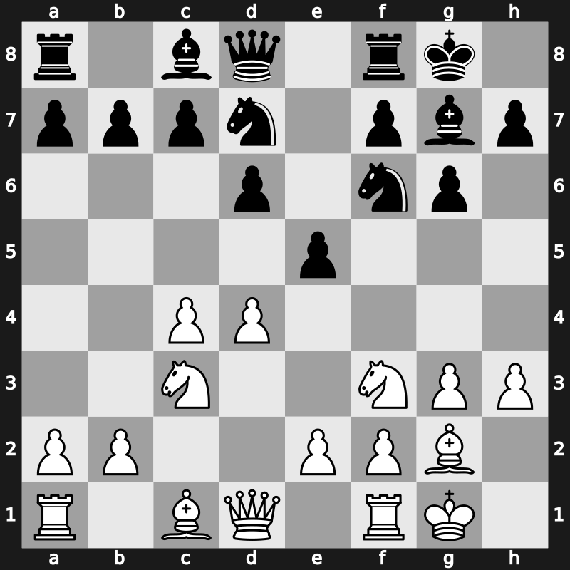 E67j - 7.O-O e5 8.h3 - Fianchetto Classical [+0.49]