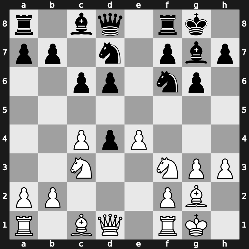 E69e - 9…exd4 - Fianchetto Classical [+0.71]