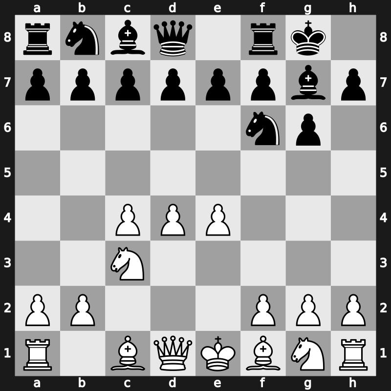 E70b - 4…O-O [+0.41]