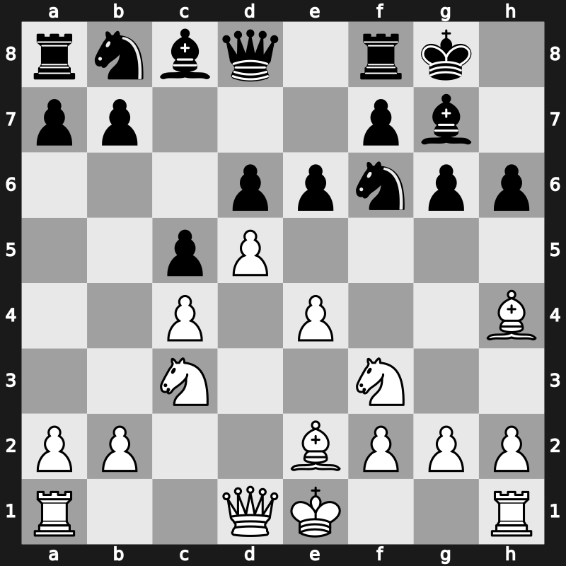 E75d - 8.Nf3 h6 9.Bh4 - Averbakh (1966)