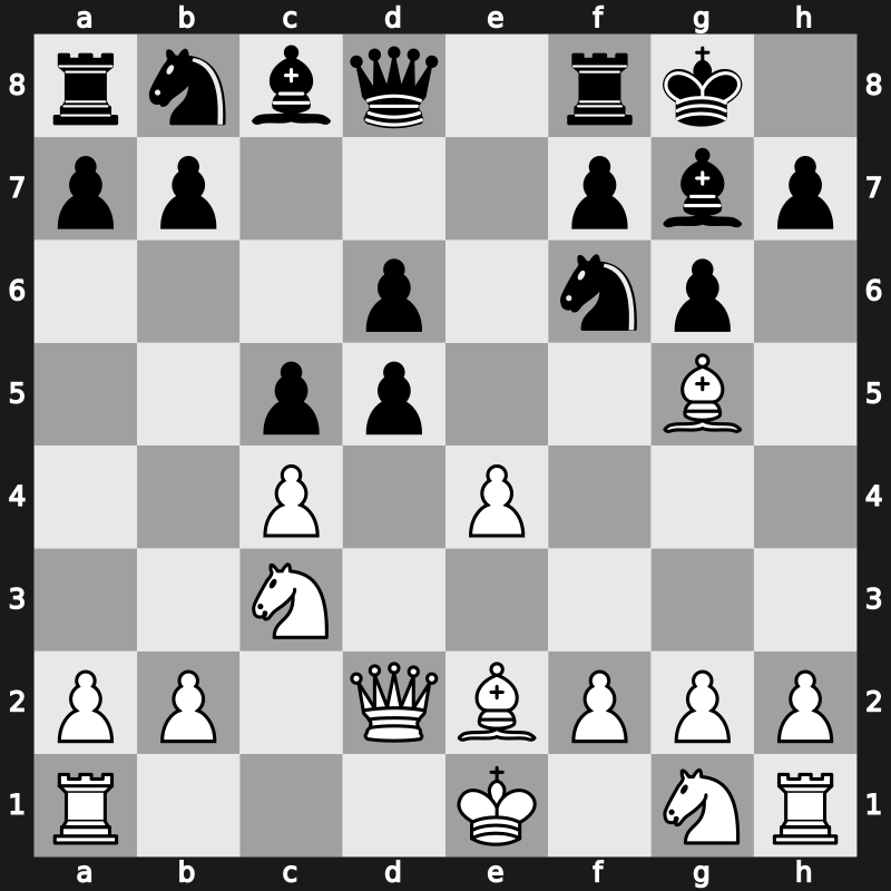 E75g - 8.Qd2 exd5 - Averbakh [+0.39]