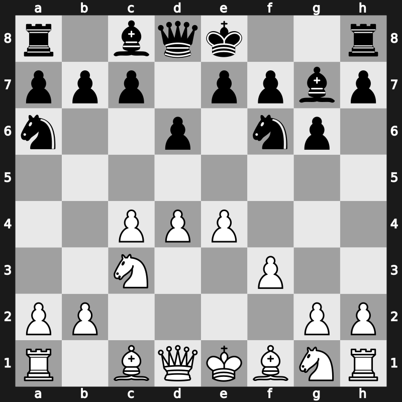 E80b - 5…Na6 - Saemisch