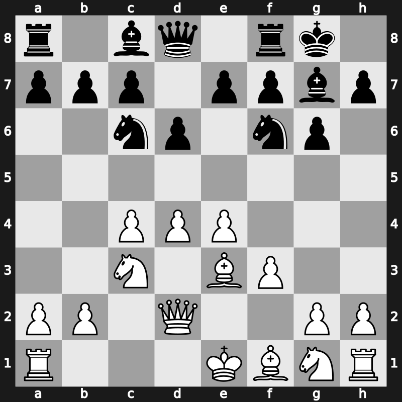 E83b - 7.Qd2 - Saemisch [+0.54]