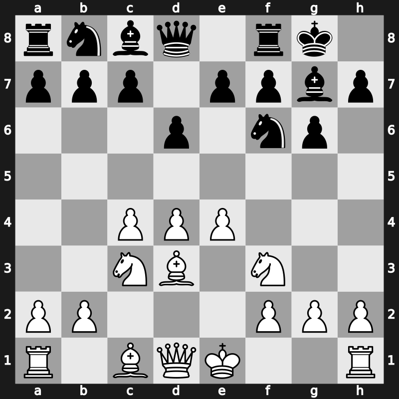 E90f - 5…O-O 6.Bd3 [+0.31]
