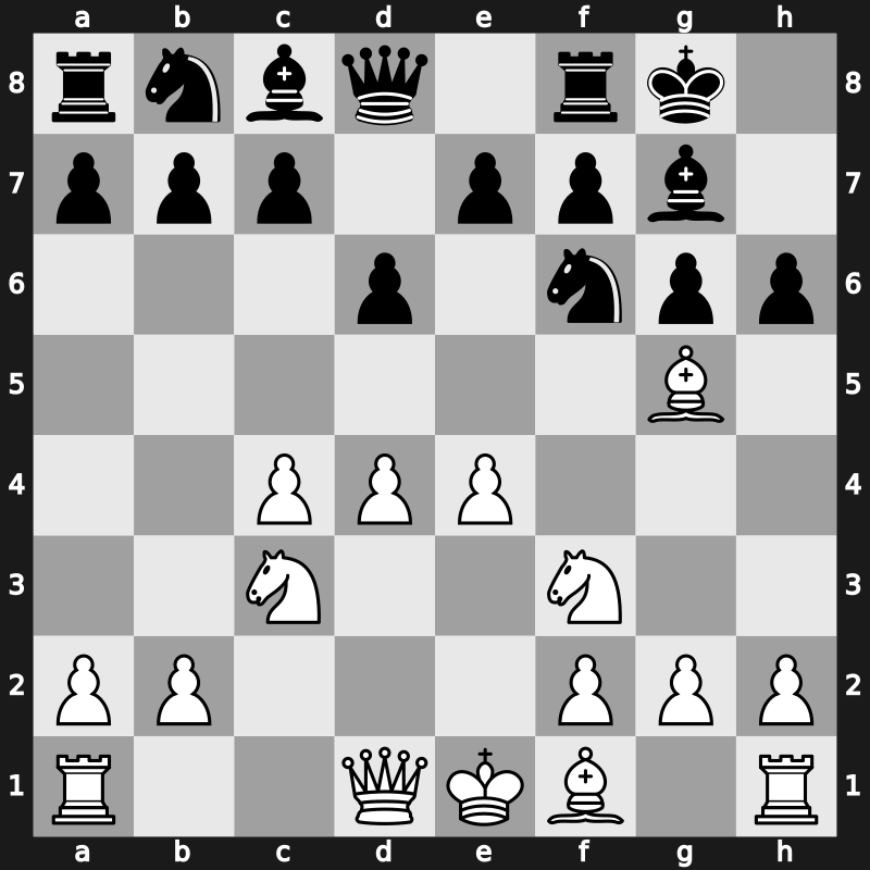 E90g - 5…O-O 6.Bg5 h6 - Zinnowitz