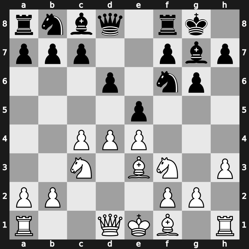 E90n - 5…O-O 6.h3 e5 7.Be3