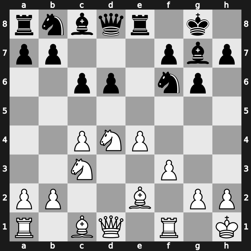 E94c - 7…exd4 8.Nxd4 Re8 9.f3 c6 10.Kh1 [+0.59]