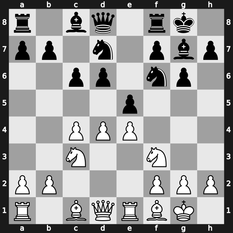 E95j - 8…c6 9.Bf1 [+0.67]