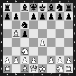 B23l - 2…Nc6 3.Bb5 - Closed [-0.15]