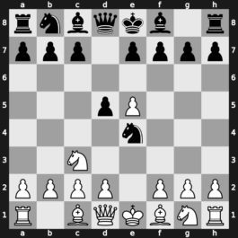 B02e - 2.Nc3 d5 3.e5 Ne4 - Scandinavian