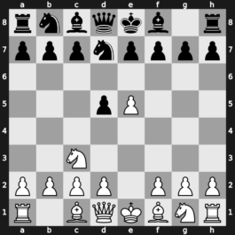 B02f - 2.Nc3 d5 3.e5 Nfd7 - Scandinavian