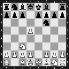 B02g - 2.Nc3 d5 3.exd5 Nxd5 4.Nf3 - Scandinavian Exchange [+0.18]