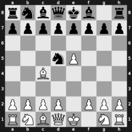 B02n - 2.e5 Nd5 3.Bc4