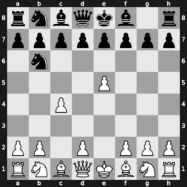 B02r - 2.e5 Nd5 3.c4 Nb6 - Chase Variation