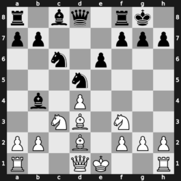 B14x - 6.Nf3 Bb4 7.cxd5 Nxd5 8.Bd2 Nc6 9.Bd3 O-O - Panov-Botvinnik [+0.31]