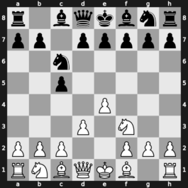 B30c - 3.d3 Nf6 [-0.24]