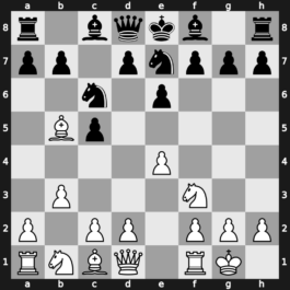 B30s - 3.Bb5 e6 4.O-O Nge7 5.b3 - Rossolimo [-0.04]