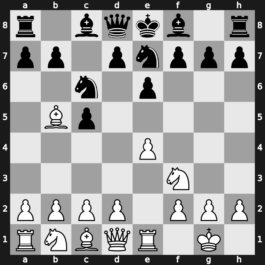 B30t - 3.Bb5 e6 4.O-O Nge7 5.Re1 - Rossolimo [+0.11]