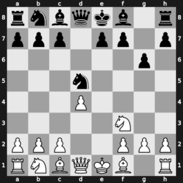 B01x - 2.exd5 Nf6 3.d4 Nxd5 4.Nf3 g6 5.Be2 Bg7 - Scandinavian: Marshall [+1.01]
