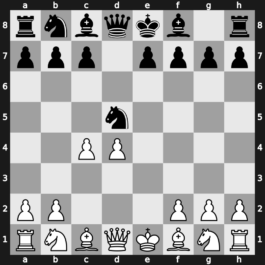 B01y - 2.exd5 Nf6 3.d4 Nxd5 4.c4 Nb6 5.Nc3 - Scandinavian: Marshall