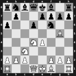 B94 - 1.e4 c5 2.Nf3 d6 3.d4 cxd4 4.Nxd4 Nf6 5.Nc3 a6 6.Bg5 - Sicilian [+0.25]