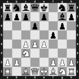 A42 - 1.d4 d6 2.c4 g6 3.Nc3 Bg7 4.e4 - Modern [+0.54]