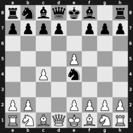 A51 - 1.d4 Nf6 2.c4 e5 - Budapest [+0.73]