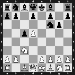 A60o - 4.Nc3 exd5 5.cxd5 g6 [+1.80]