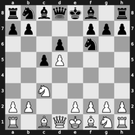 A60p - 4.Nc3 exd5 5.cxd5 d6 [+0.84]
