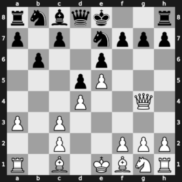 C16o - 4…Ne7 5.a3 Bxc3+ 6.bxc3 b6 7.Qg4 - Winawer Advance [+1.03]