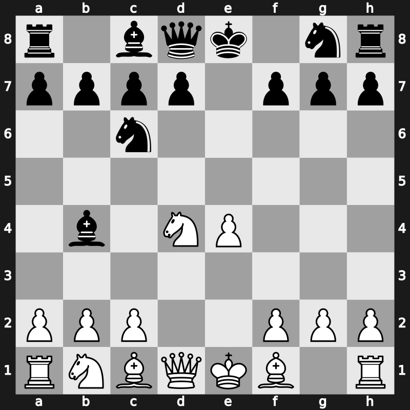 C45c - 4…Bb4+ [+0.23]