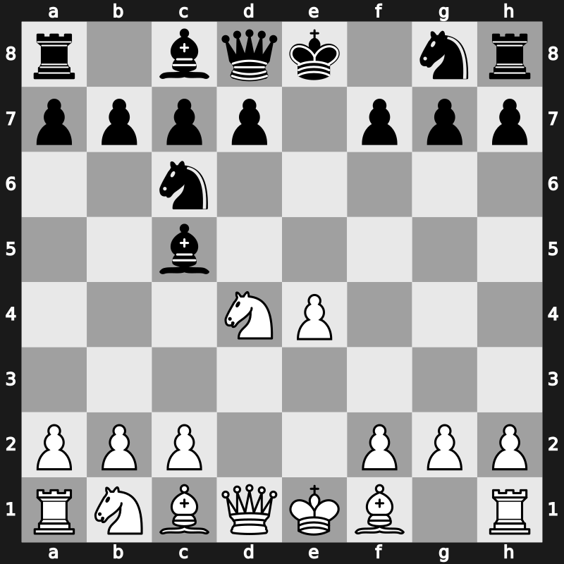 C45n - 4…Bc5 [+0.30]